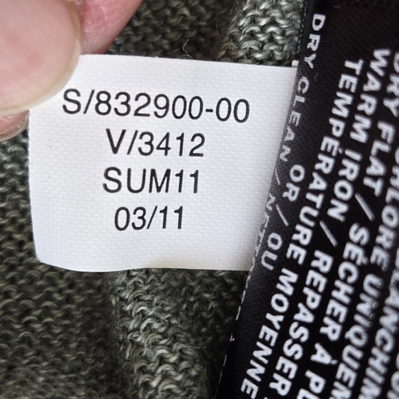 Banana Republic Cashmere Linen Blend V-neck Cardigan Sweater Size Large - Picture 15 of 15